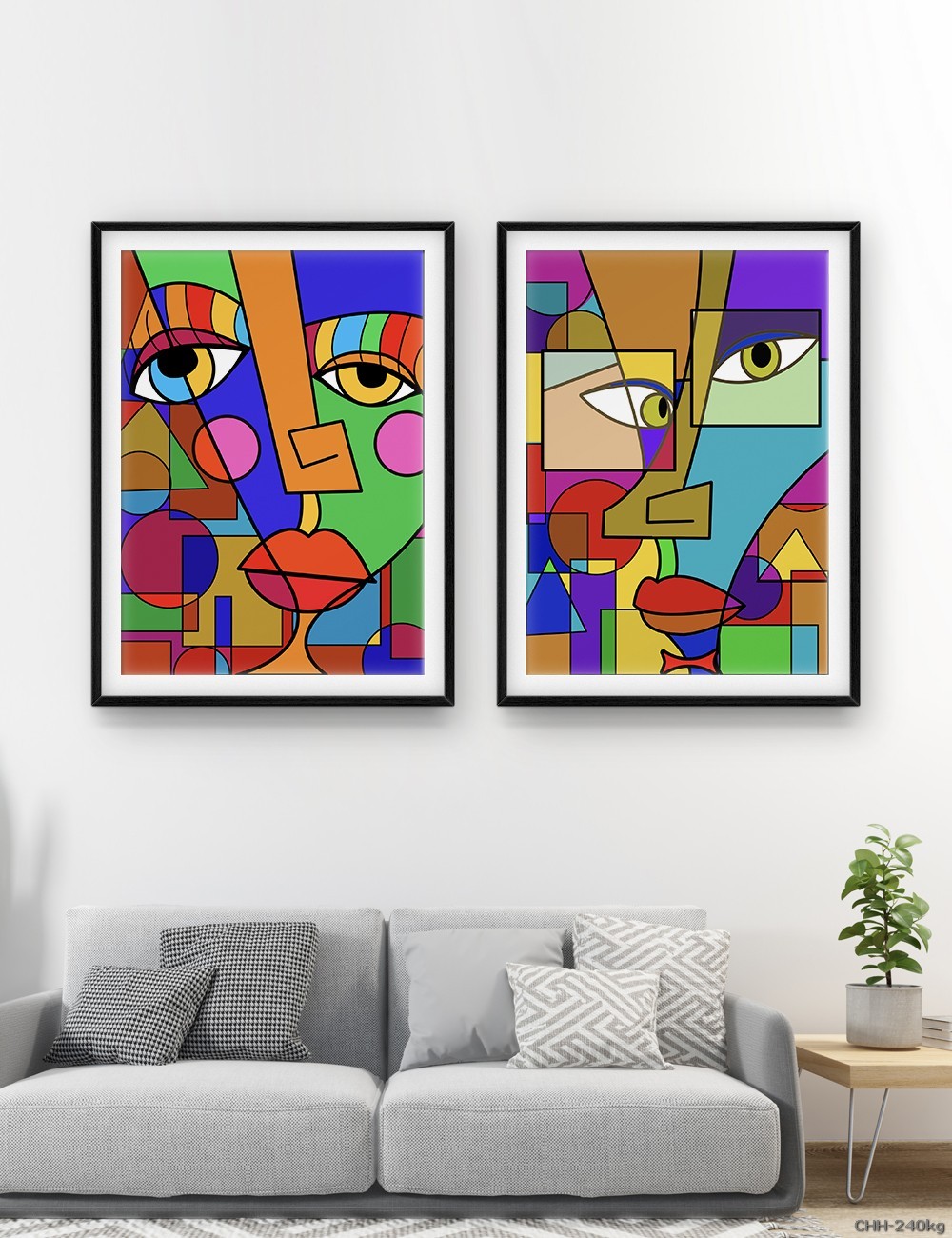 Tranh trừu tượng CHH-240kg